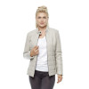 Beige Leather Coat for Women