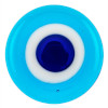 Blue Evil Eye 5.5 cm, Crystal Glass, Handmade