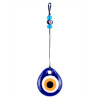 Blue Evil Eye 5.5 cm, Crystal Glass, Handmade