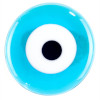 Blue Evil Eye 9 cm, Crystal Glass, Handmade