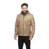 Ledun Hooded Leather Coat for Men