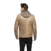 Ledun Hooded Leather Coat for Men - Image 3