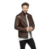 Slim Fit Leather Jacket for Men