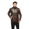 Slim Fit Leather Jacket for Men - Image 2