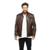 Slim Fit Leather Jacket for Men - Image 4