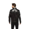 Classic Black Leather Coat for Men - Image 4
