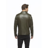 Armond Green Jumbo Leather Coat for Men - Image 4