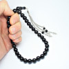 Original Oltu Stone Rosary Globe Cut Rosary