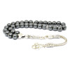 Real Natural Hematite Stone Rosary with Whip Tassel