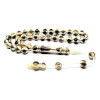 Camel Bone and Buffalo Horn Sphere Cut Rosary