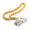 Yellow Moire, Old Iranian Tortoiseshell Rosary