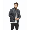 Double Sided Navy Leather Jacket for Men