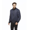Double Sided Navy Leather Jacket for Men - Image 5
