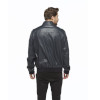 Double Sided Navy Leather Jacket for Men - Image 6