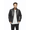 Black Sports Leather Jacket for Men