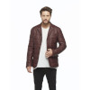 Blazer Bulging Burgundy Leather Jacket for Men