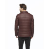 Blazer Bulging Burgundy Leather Jacket for Men - Image 3