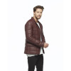 Blazer Bulging Burgundy Leather Jacket for Men - Image 4