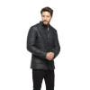 Blazer Bulging Navy Leather Jacket for Men - Image 2
