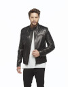 Antoni Black Leather Coat