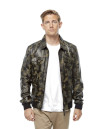 Etro Camouflage Sports Leather Coat