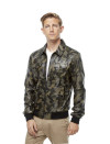 Etro Camouflage Sports Leather Coat - Image 2