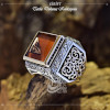 Islamic Master Design Intricate Sterling Silver Men’s Ring Orient