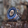 Islamic Master Design Bannerbearer Sterling Silver Mens Ring