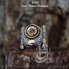 Islamic Master Design Shah Sterling Silver Men's Ring - Image 2