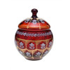 Ottomans Red Handleless Sugar Bowl